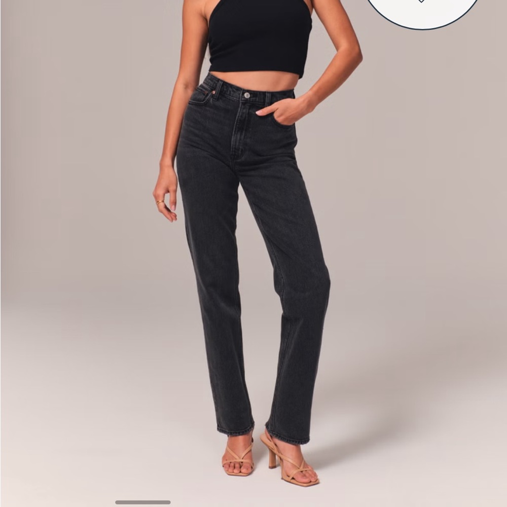 Abercrombie & Fitch 90s Straight Ultra High Rise Jean